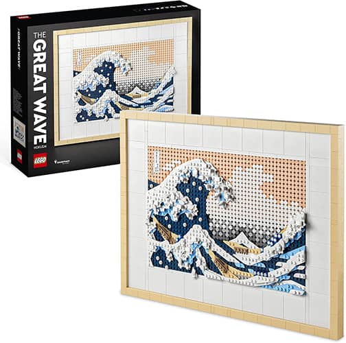 regali a tema giappone Lego onda Hokusai Kanagawa